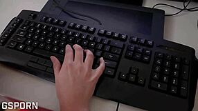 i see young brunette masturbating wet hairy pussy