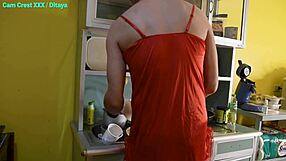 Yo, watch Ditaya force sissy Cam Crest to do the dishes!
