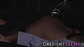 Promisquous black teenager boys makes love while being tied tightly and then gets fucking roughly