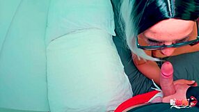 Sexy stepmom wants to get a full bodied massage while sucking cock and getting her ass drilled
