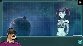 Whore Milf Strips And Rips Clothes For Big Cock In Anime Gameplay