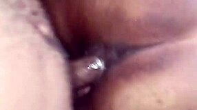 Creamy Ebony Amateur Displays Juicy Body in Homemade Video