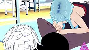 kasumi miwa, want to see jujutsu kaisen hentai blowjob