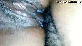 creamy pussy gets filled with creampie while wife watches