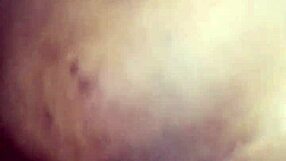 Creamy Ebony Amateur Displays Juicy Body in Homemade Video