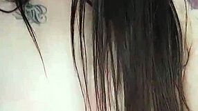 girl masturbates wet pussy and ass on video call to boyfriend