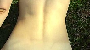 Amateur girl gets outdoor anal sex and gets a come