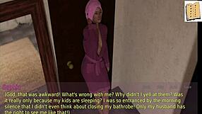 Blonde Milf Wife And Stepmother Play Erotic Game With Big Tits And Ass