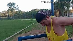 Stayed a little to treat myself a nice big cock and athletic body after a rigorous workout