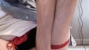 Thomas Odea Strokes His Massive Gay Cock While Admiring Big Asses