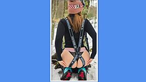 West And Mia Natalia Perform Blowjob And Handjob On Webcam