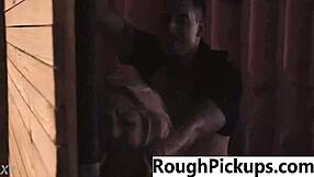 Picked up a sexy girl for rough banging