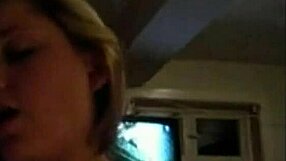 Enjoy a blonde beauty to share with her boyfriend's friend for lighthearted fun