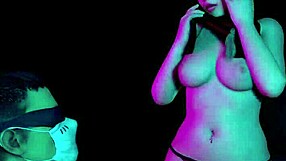 VR cuddle mocap with thicc striptease and hard fucking