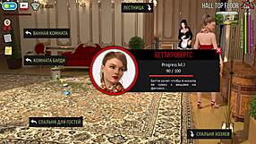 naked girls undergo training in fashion business anime scene