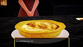 my new family game episode with big tits brunette teen and milf, exploring big ass and small tits