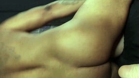 Oh, this pretty tattooed girl is moaning loudly as she rides that big cock intensely.