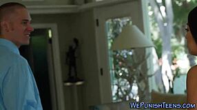 bdsm teen 18+ager slurps jizz