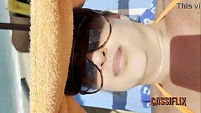 teasing on the beach, getting my boy excited