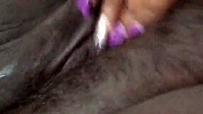 Detailed view of wet pussy squirting cum intensely