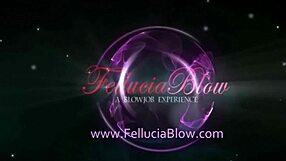 Blonde milf delivers erotic cfnm blowjob bliss with handjob and cumshot finish!