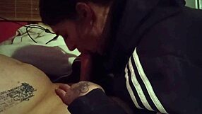 Canadian slut sucks monster cock in homemade deepthroat blowjob