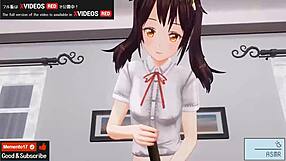 uncensored japanese hentai with mind-blowing handjob and blowjob asmr