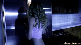 My stepdaughter loves deepthroating before getting banged hard and deep