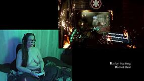 नंगे डेडस्पेस गेमप्ले में बड़े नेचुरल टिट्स, पार्ट 2!