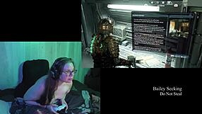 नंगे डेडस्पेस गेमप्ले में बड़े नेचुरल टिट्स, पार्ट 2!