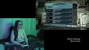 नंगे डेडस्पेस गेमप्ले में बड़े नेचुरल टिट्स, पार्ट 2!