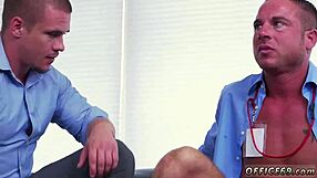 straight broke boys receive gay blowjobs to earn their bonus in this unexpected turn