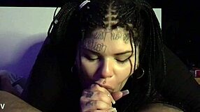 Tattooed Argentinian Woman Performs Oral Sex On Cock In Detailed Scene