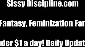 A sissy girl training session POV