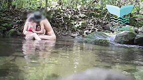 fucking a beautiful elf in the river