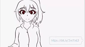 Wow, Huge Blue-Eyed Anime Tits Compilation!