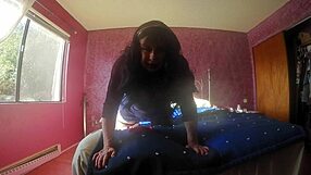 I have bedroom fun with Michele in lingerie