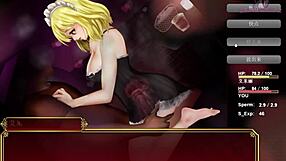 Black Smith-09 wears lingerie on sofa for mutual climax