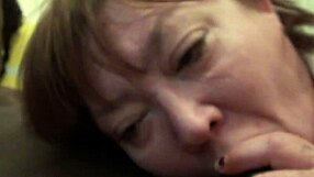 loopy lou gives sloppy blowjob to amateurs in hardcore scene