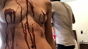 Horny Blonde Girlfriend And Redhead Slut Tease Each Other Behind Scenes!