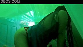 Sexy Mature Madrastra Touches Her Tits and Ass Sensually Waiting for Hijastro in Bed Homemade Porn