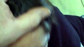 Girlfriend's blowjob contrasts with friend's watching