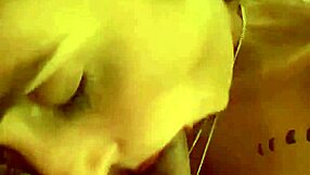 Brazilian redhead teen sucks dick after club with big tits