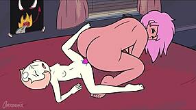 Look At This Big Tits Lesbian Parody Girl!