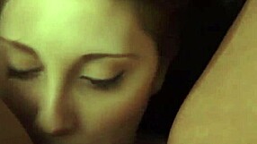 Pretty eyes passionately lick girlfriend's pussy in amateur lesbian homemade scenes