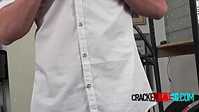 watch this gay guy take bareback oral in the office