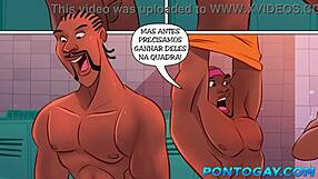 i join the basketball players' gay orgy in the locker room after training. the energy is wild and sweaty.