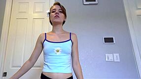 Blonde Stepsister Dakota Burns Rides Stepbro's Monster Cock