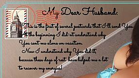 Hey, check out this cheating wife with big tits squirting 😏