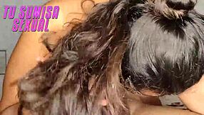 Rica Mamada to My Boss with His Big Cock in Mouth